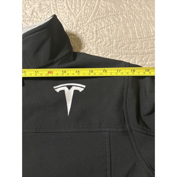 Tesla Megafactory fleece Lined Black Jacket Small Unisex Mega Factory - Picture 12 of 13